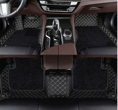 Autoclow Leatherite 7D Mat For  Toyota Fortuner(Black)