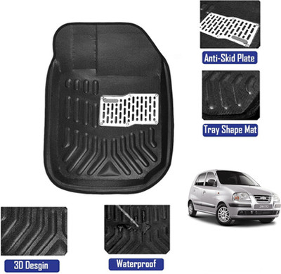 MATIES Plastic 3D Mat For  Santro Xing(Black)