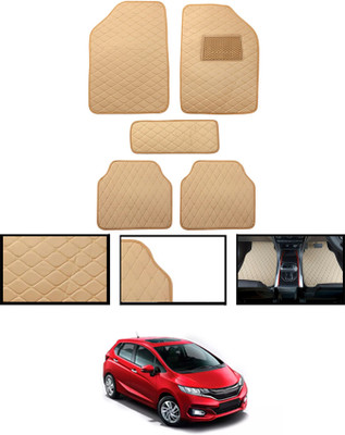 ABJD Leatherite Standard Mat For  Honda Jazz(Beige)