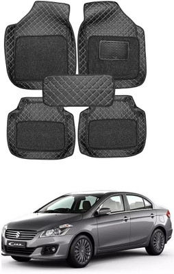 KUNTAIL ENTERPRISES Leatherite 7D Mat For  Maruti Suzuki Ciaz(Black)
