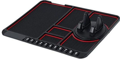 Augen Silicone Tray Mat For  Universal For Car(Red)