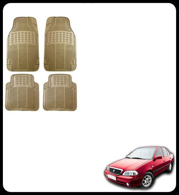 SEMAPHORE PVC, Rubber Standard Mat For  Maruti Esteem(Beige)