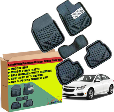 Autowhrib Plastic 3D Mat For  Chevrolet Cruze(Black)