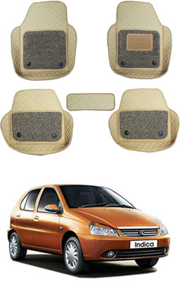 RKPSP Leatherite 7D Mat For  Tata Indica(Beige)