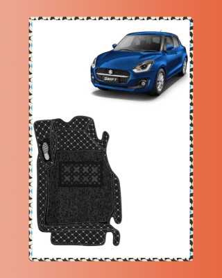KUNTAIL A Leather 7D Mat For  Maruti Suzuki Swift(Black)