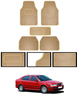 monolive Fabric Standard Mat For  Skoda Octavia(Beige)