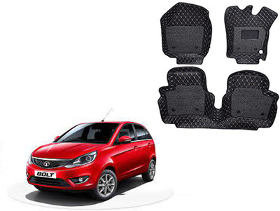 Autorepute Leather 7D Mat For  Tata Bolt(Black)