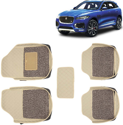 Kingsway Leatherite 7D Mat For  Jaguar F-Pace(Beige)