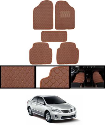 CCMM Leatherite Standard Mat For  Toyota Altis(Brown)