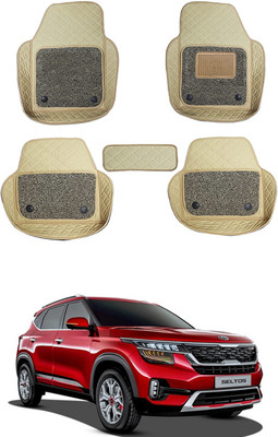 RKPSP Leatherite 7D Mat For  Hyundai Sonata(Beige)