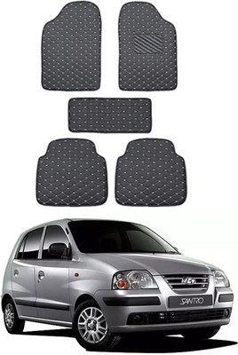 MATIES Leatherite Standard Mat For  Hyundai Universal For Car(Black)