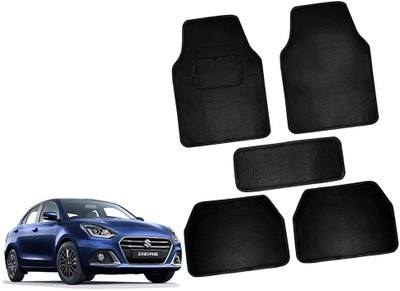 AUTO PEARL Polyester Standard Mat For  Maruti New Dzire(Black)