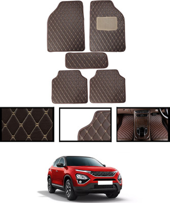 ABJD Leatherite Standard Mat For  Tata Harrier(Brown)