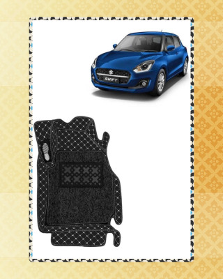 KUNTAIL C Leather 7D Mat For  Maruti Suzuki Swift(Black)