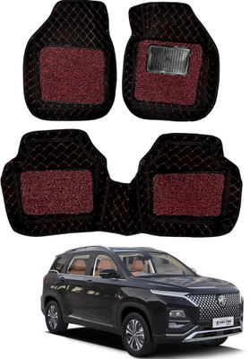 Autorepute PVC 7D Mat For  MG Hector(Red, Black)