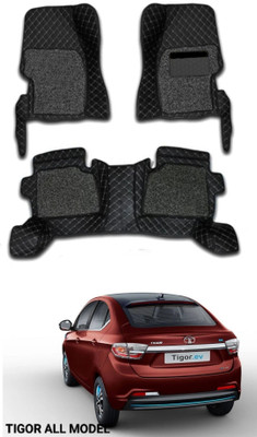 KUNTAIL ENTERPRISES Leatherite 7D Mat For  Tata Tigor, Tiago, Tigor EV(Black)