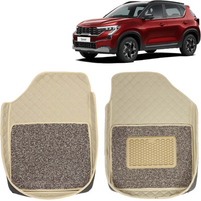 Kingsway Leatherite 7D Mat For  Kia Sonet(Beige)