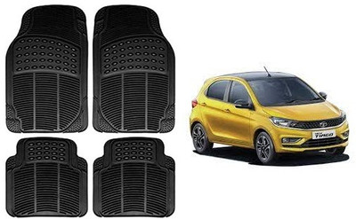 SLSHILPA Rubber Standard Mat For  Tata Tiago(Black)