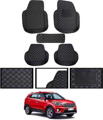 MSNP Leatherite Standard Mat For  Hyundai Creta(Black)