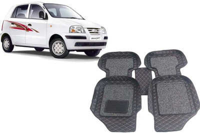 TOFIT ENTERPRISE Leatherite 7D Mat For  Santro Xing(Black)
