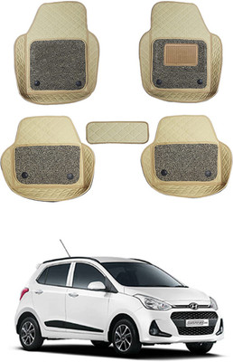 RKPSP Leatherite 7D Mat For  Hyundai Grand i10(Beige)