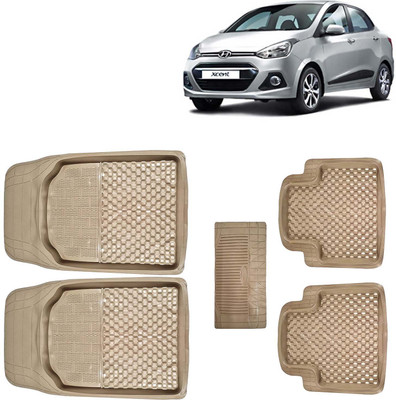 Kingsway PVC Tray Mat For  Hyundai Xcent(Beige)