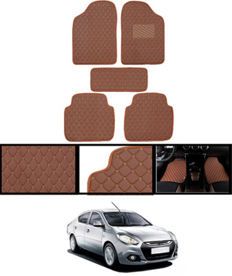 MATIES Leatherite Standard Mat For  Renault Scala(Brown)