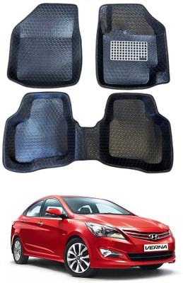 ARNEJA Polyutherine 5D Mat For  Hyundai Fluidic Verna 4S(Black)