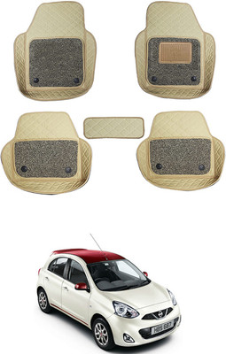 MATIES Leatherite 7D Mat For  Nissan Micra(Beige)