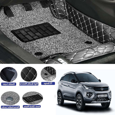 STYLE CHOICE Leather 7D Mat For  Tata Nexon(Black)