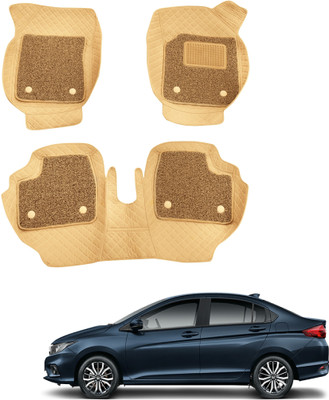 Fit Fly Leather 7D Mat For  Honda City(Beige)