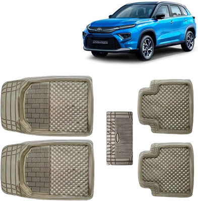 Kingsway PVC Tray Mat For  Toyota Urban Cruiser Hyryder(Brown)