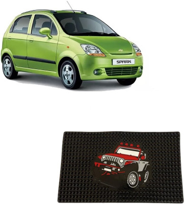 Arnejaa Rubber Standard Mat For  Chevrolet Spark(Black)