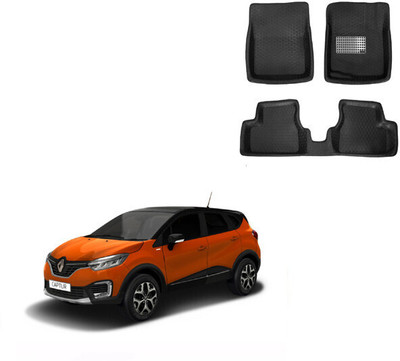 Autorepute Leather 5D Mat For  Renault Captur(Black)