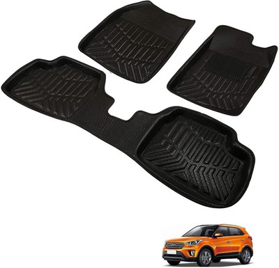 KOZDIKO Plastic 3D Mat For  Hyundai Creta(Black)