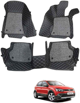 arneja trading company Leatherite 7D Mat For  Volkswagen Polo Cross(Black)