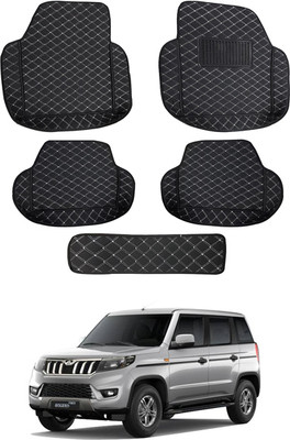 MATIES Leatherite 7D Mat For  Mahindra Bolero(Black)