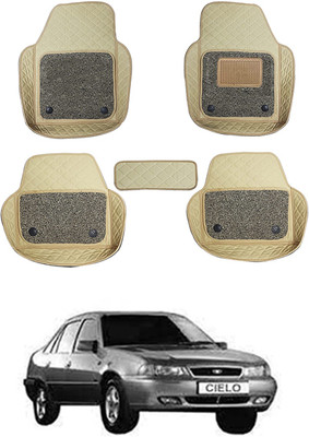 MATIES Leatherite 7D Mat For  Daewoo Cielo(Beige)