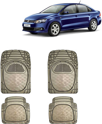 Kingsway PVC Standard Mat For  Volkswagen Vento(Brown)