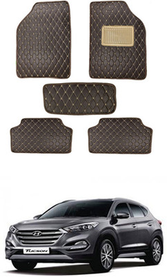 MATIES Leatherite Standard Mat For  Hyundai Universal For Car(Black)