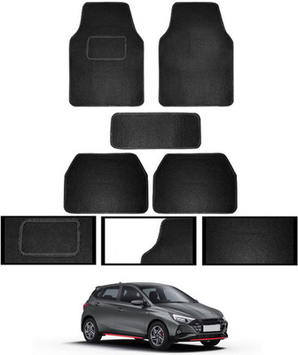 monolive Fabric Standard Mat For  Hyundai Universal For Car(Black)