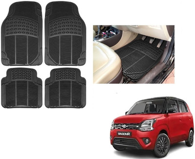ROSHNEER ENTERPRISES Rubber Standard Mat For  Maruti WagonR(Black)