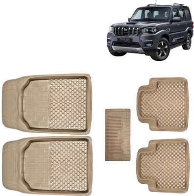 Kingsway PVC Tray Mat For  Mahindra Classic(Beige)