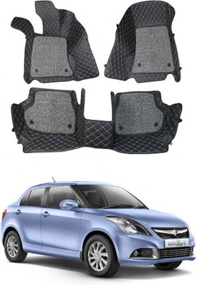 VIAZ VENTURES Leatherite 7D Mat For  Maruti Suzuki Swift Dzire(Black)