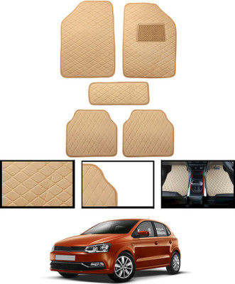 ABJD Leatherite Standard Mat For  Volkswagen Polo(Beige)