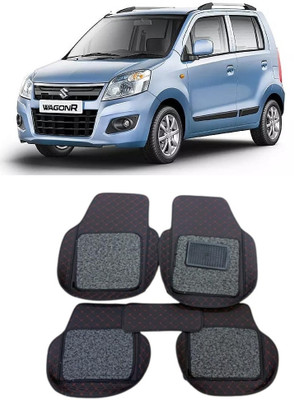 Arnejaa Leatherite 7D Mat For  Maruti Suzuki WagonR(Red, Black)