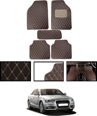 MATIES Leatherite Standard Mat For  Audi S4(Brown)
