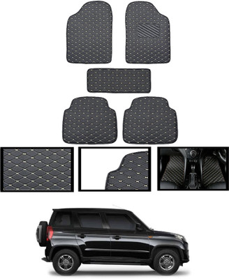 MATIES Leatherite Standard Mat For  Mahindra Universal For Car(Black)