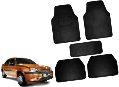 AUTO PEARL Polyester Standard Mat For  Tata Indica(Black)