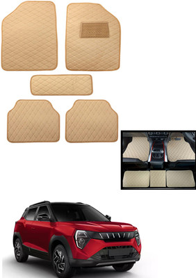 MATIES Leatherite Standard Mat For  Mahindra Universal For Car(Beige)